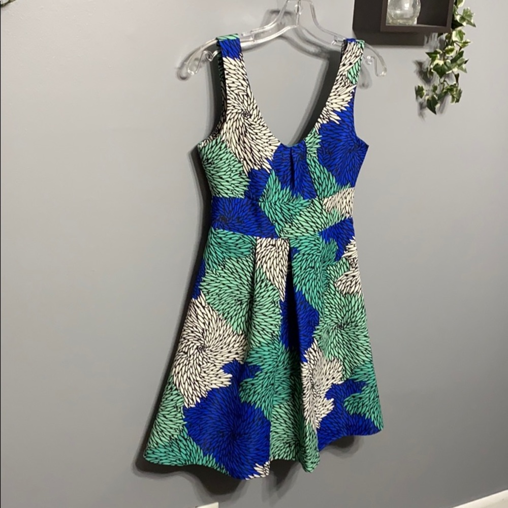 Plenty by Tracy Reese Geometric Floral Print Dress